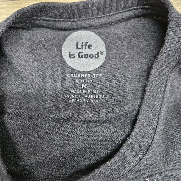 Life Is Good Mens Gray Crusher Tee Longsleeve Keep It Wild Mountain Man Size... - Picture 7 of 9